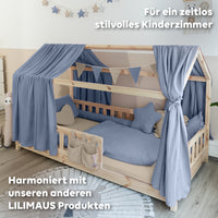 Blau & Hellbeige