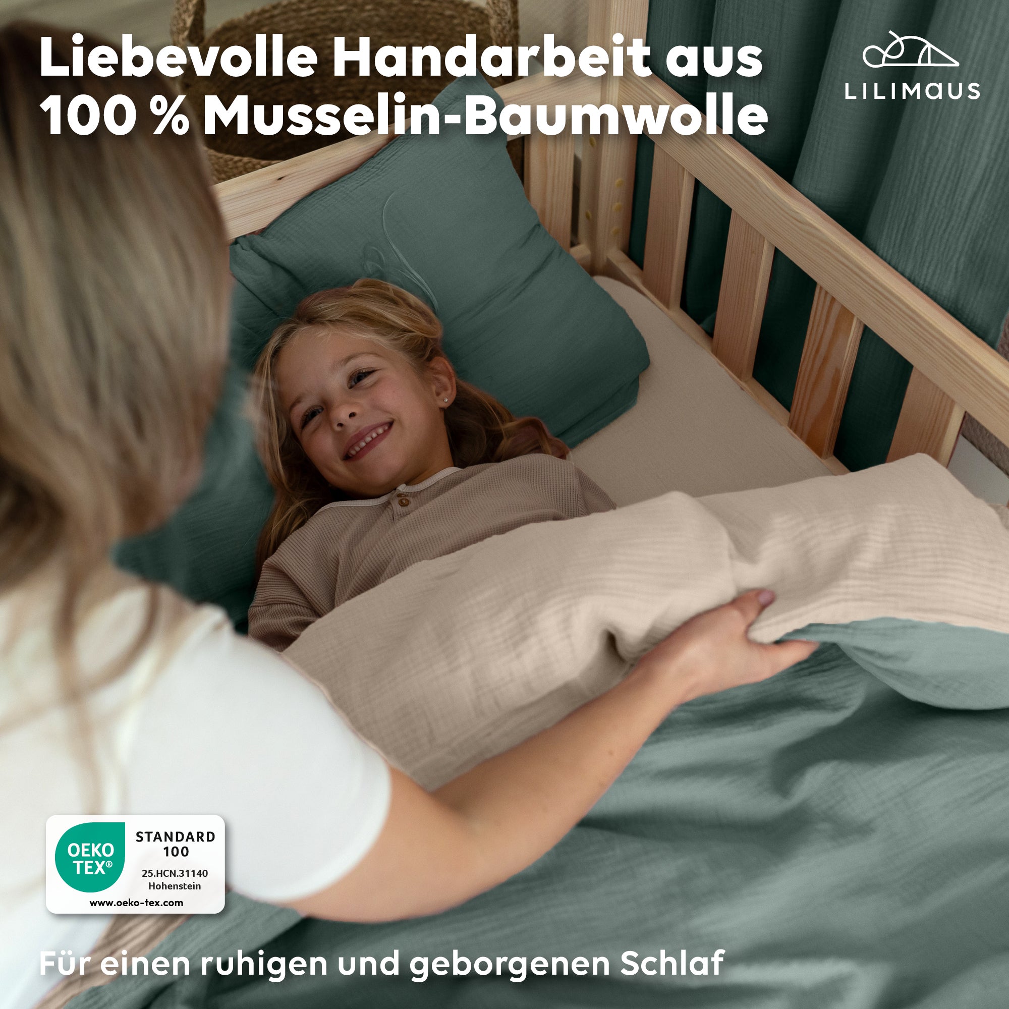 Hellbeige & Eukalyptus