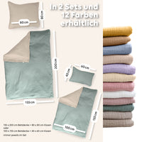 Hellbeige & Eukalyptus