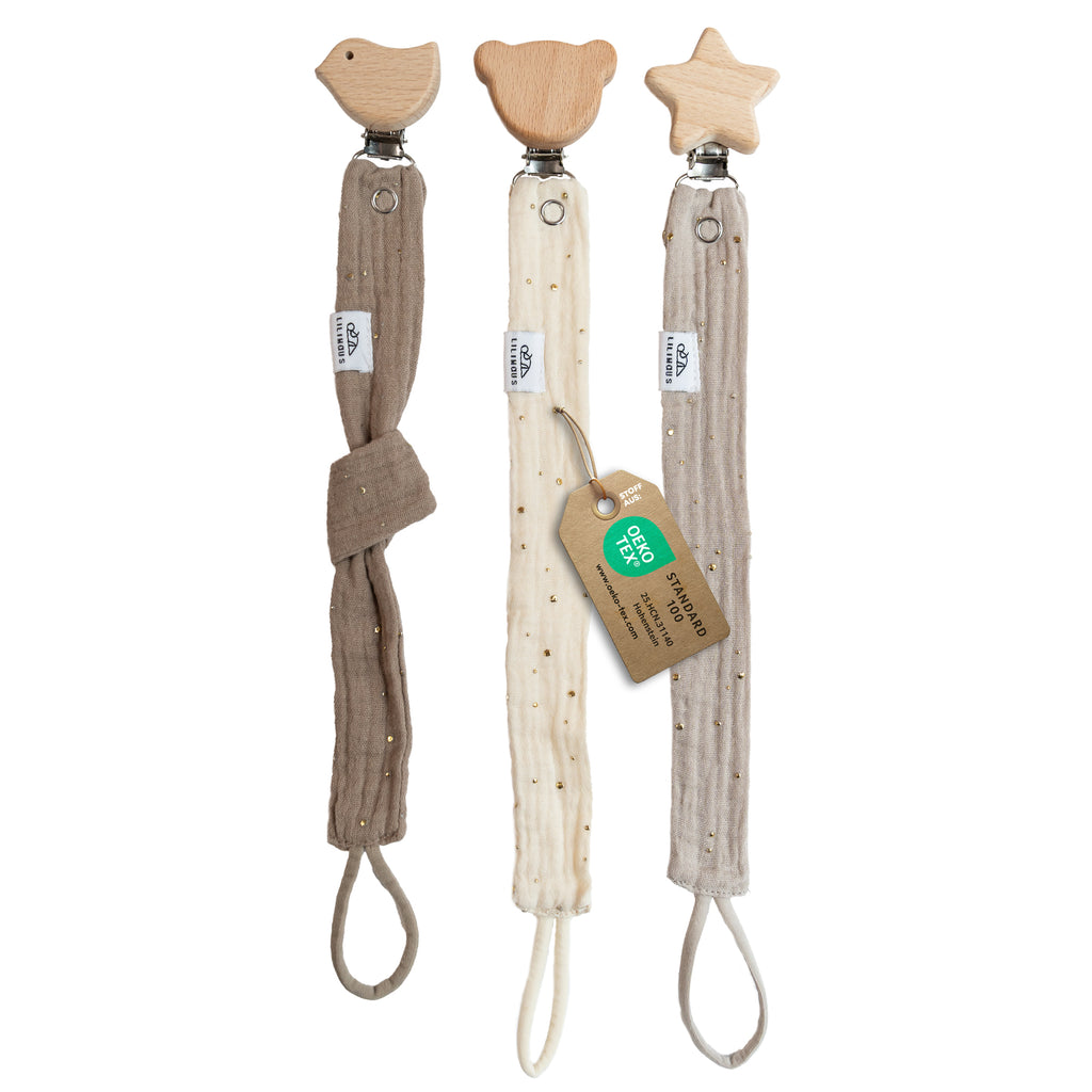 Hellbeige & Creme & Dunkelbeige / mit Gold