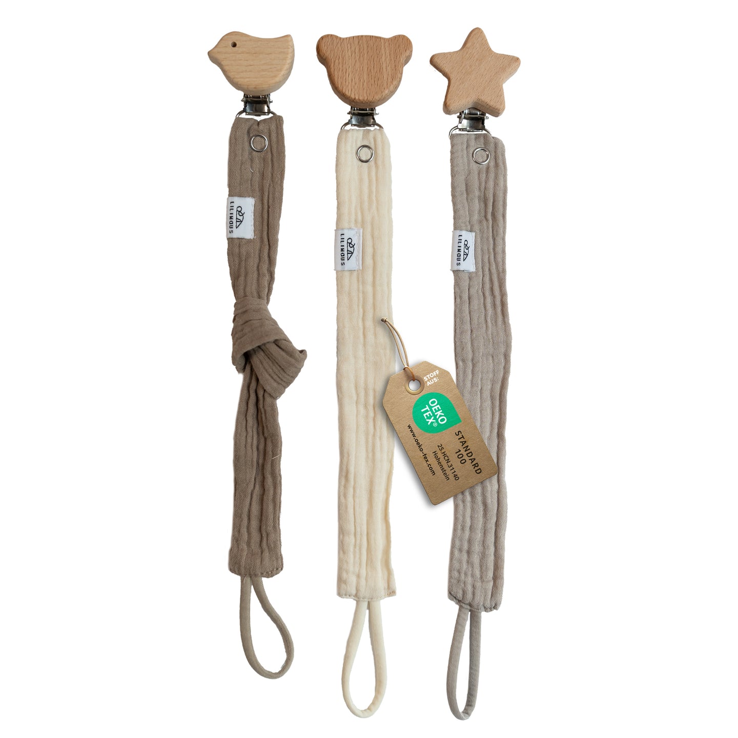 Hellbeige & Creme & Dunkelbeige / ohne Gold