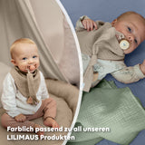 Hellbeige & Blau & Eukalyptus