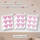 rosa / einheitsgröße 36 stück