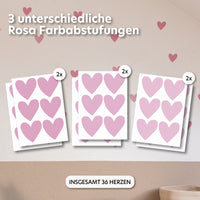 rosa / einheitsgröße 36 stück