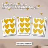 senfgelb / einheitsgröße 36 stück