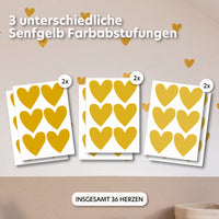 senfgelb / einheitsgröße 36 stück
