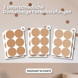 dunkelbeige / einheitsgröße 36 stück