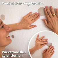 hellbeige / punkte / einheitsgröße 36 stück