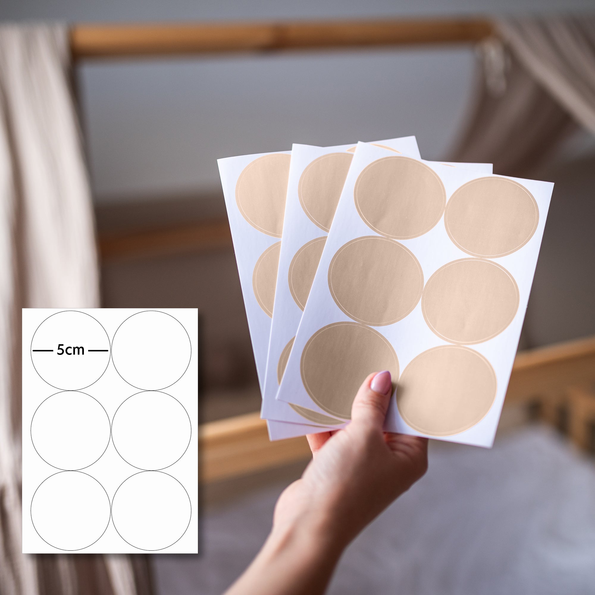 hellbeige / einheitsgröße 36 stück