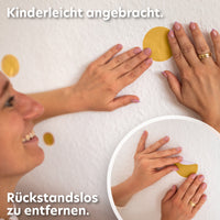 senfgelb / punkte / einheitsgröße 36 stück