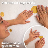 senfgelb / gemischte größen 132 stück