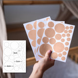 dunkelbeige / gemischte größen 132 stück