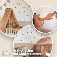 eukalyptus / punkte / gemischte größen 132 stück