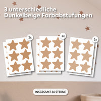dunkelbeige / einheitsgröße 36 stück