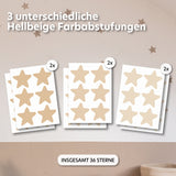 hellbeige / einheitsgröße 36 stück