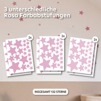 rosa / gemischte größen 132 stück
