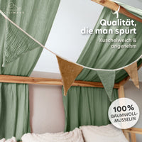 eukalyptus & nougat / wimpel / ohne goldapplikation