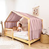 SPARSET: Hausbett Himmel Typ A + Bettschlange + Wimpelkette/Sternenkette ab