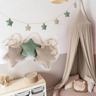 SPARSET: Baldachin + Wimpel-/Sternenkette ab