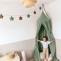 SPARSET: Baldachin + Wimpel-/Sternenkette ab